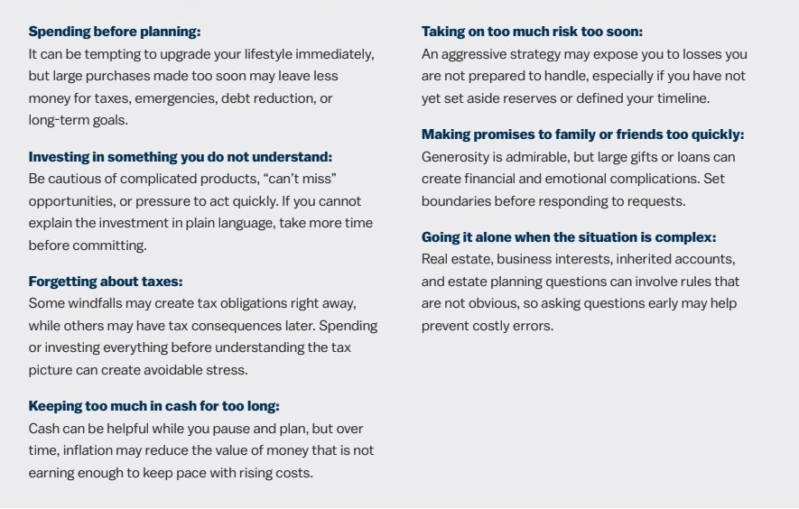 Common mistakes to avoid to protect wealth